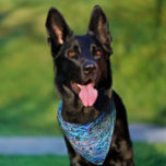 NEW ZEALAND PAUA PET BANDANA COLLAR<br><div class="desc">Classic New Zealand seashell - the vibrant colors of the Paua shell.</div>