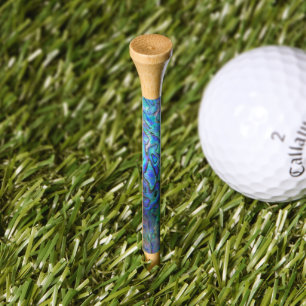 NEW ZEALAND PAUA SHELL GOLF TEES