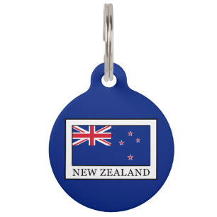 New Zealand Pet Name Tag