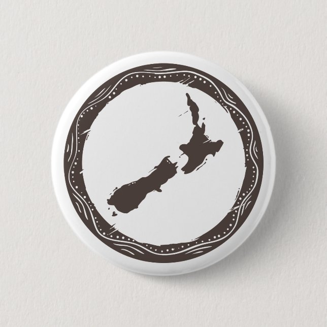 New Zealand Pinback Button (Front)