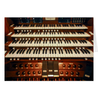 New Zealand pipe organ console Cards