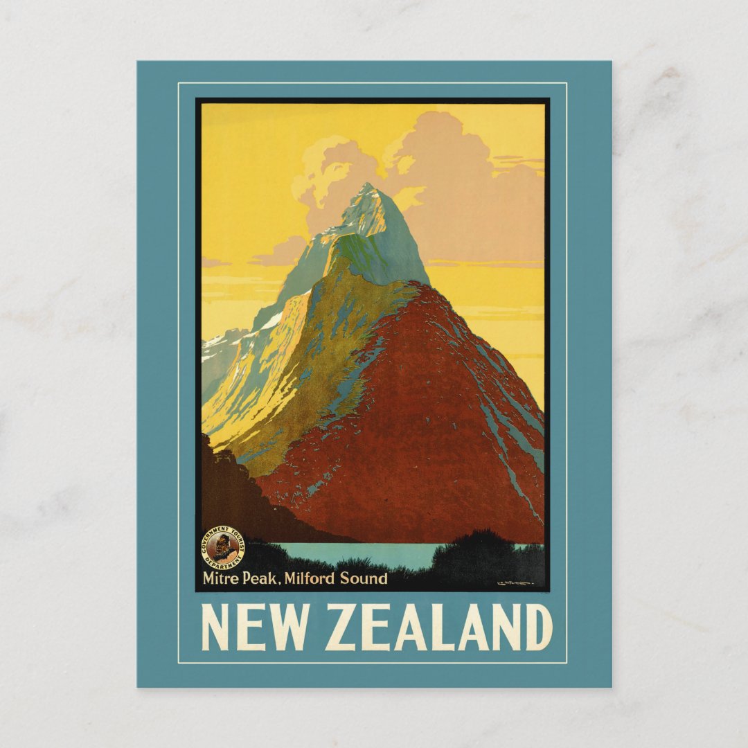 New Zealand Postcard Zazzle