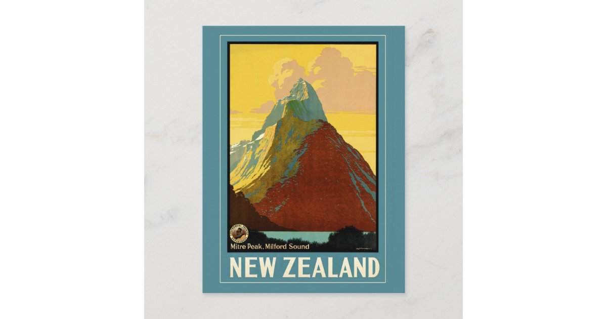 New Zealand Postcard Zazzle