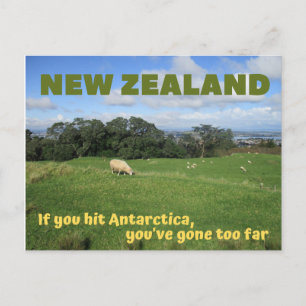 New Zealand Postcard -- if you hit a Antarctica