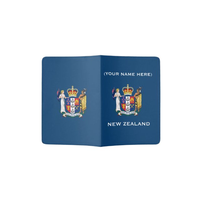 New Zealand  Protective Passport Cover (Opened)
