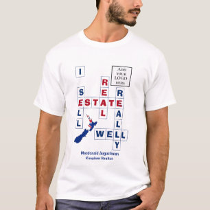NEW ZEALAND Real Estate LOGO Realtor T-Shirt