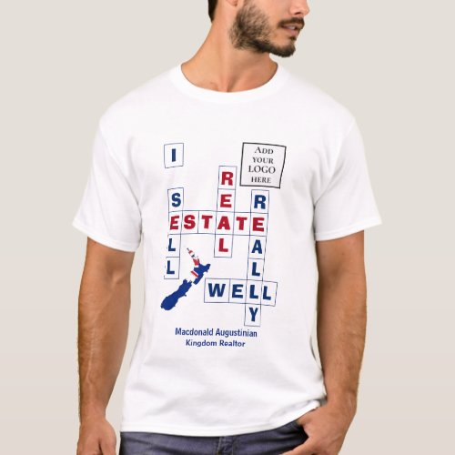 NEW ZEALAND Real Estate LOGO Realtor T_Shirt