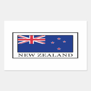 New Zealand Rectangular Sticker