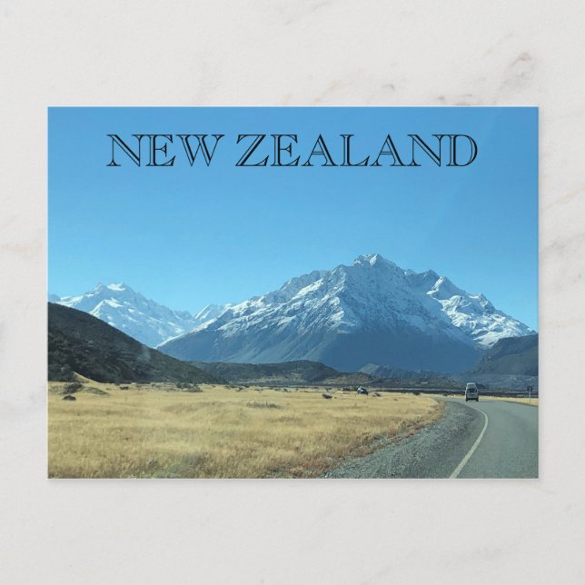 new zealand road trip postcard (Front)