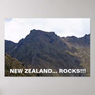 New Zealand Rocks- Flight of the Conchords Poster