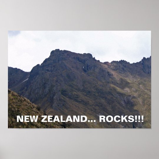 New Zealand Rocks- Flight of the Conchords Poster | Zazzle.com