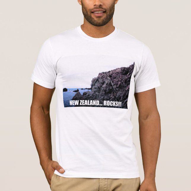 New Zealand... Rocks!!! T-Shirt (Front)