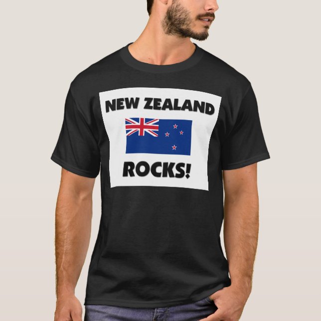 New Zealand Rocks T-Shirt (Front)