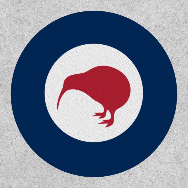 New Zealand roundel country flag symbol kiwi army  Patch (Front)