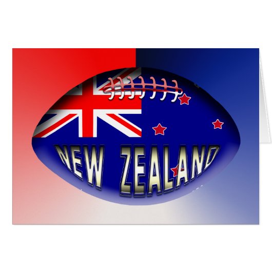 New Zealand Rugby Ball Cards (Front Horizontal)