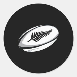New Zealand Rugby Jersey Classic Round Sticker