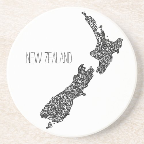 New Zealand Sandstone Coaster