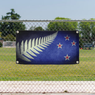 New Zealand Silver Fern Banner