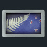 New Zealand Silver Fern Belt Buckle<br><div class="desc">Color: Pewter Wear your self-expression with this custom rectangular belt buckle. Printed in full, vibrant color and finished with a UV resistant and waterproof coating, your image will display beautifully against this burnished silver belt buckle for years to come. This belt buckle arrives in a black felt bag that is...</div>