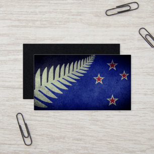 New Zealand Silver Fern  Business Card