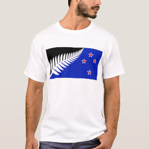 New Zealand Silver Fern Flag T-Shirt