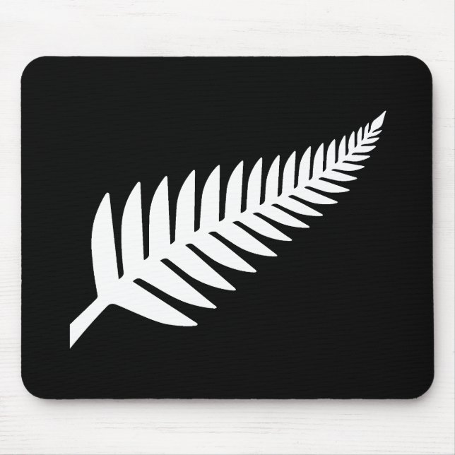 New Zealand Silver Fern Mouse Pad (Front)