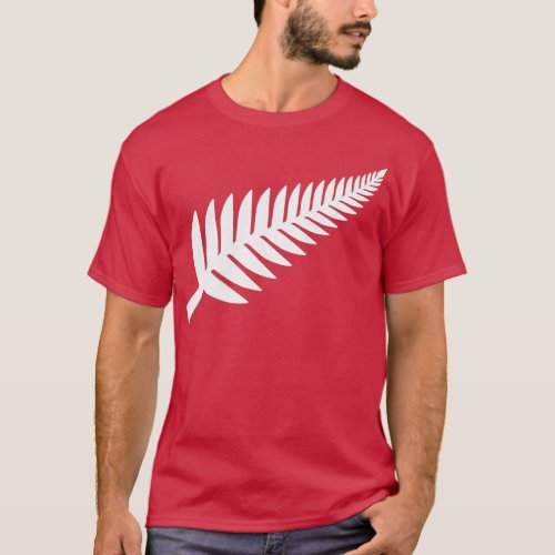 New Zealand Silver Fern NZ Black Proud Kiwi Rugby  T_Shirt