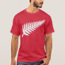 New Zealand Silver Fern NZ Black Proud Kiwi Rugby  T-Shirt