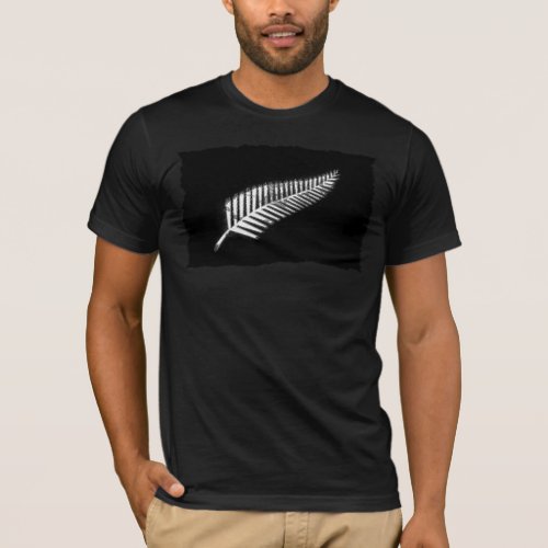 New Zealand Silver Fern Patriotic T_Shirt