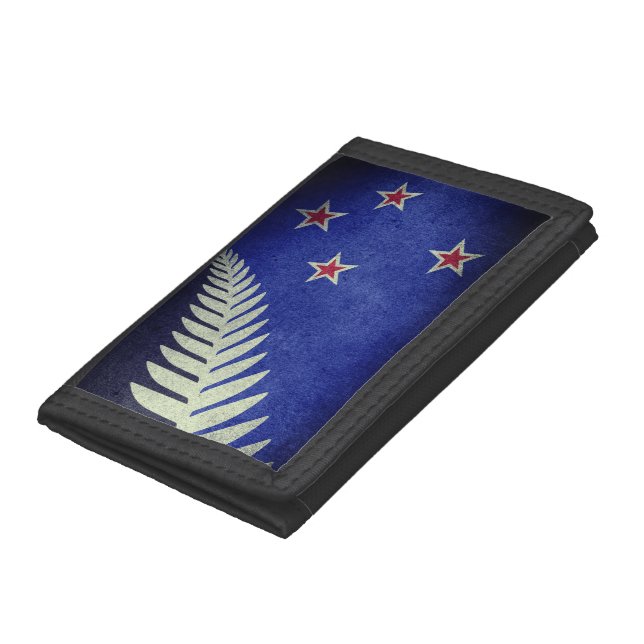 New Zealand Silver Fern Trifold Wallet (Bottom)