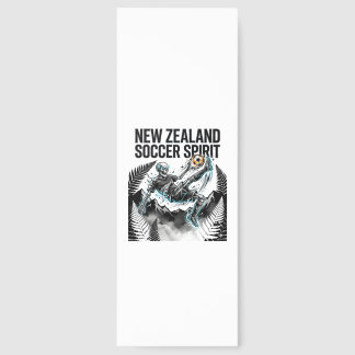 New Zealand Soccer Spirit Skeleton Striker Nations Bookmarks