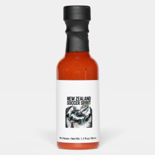 New Zealand Soccer Spirit Skeleton Striker Nations Hot Sauces