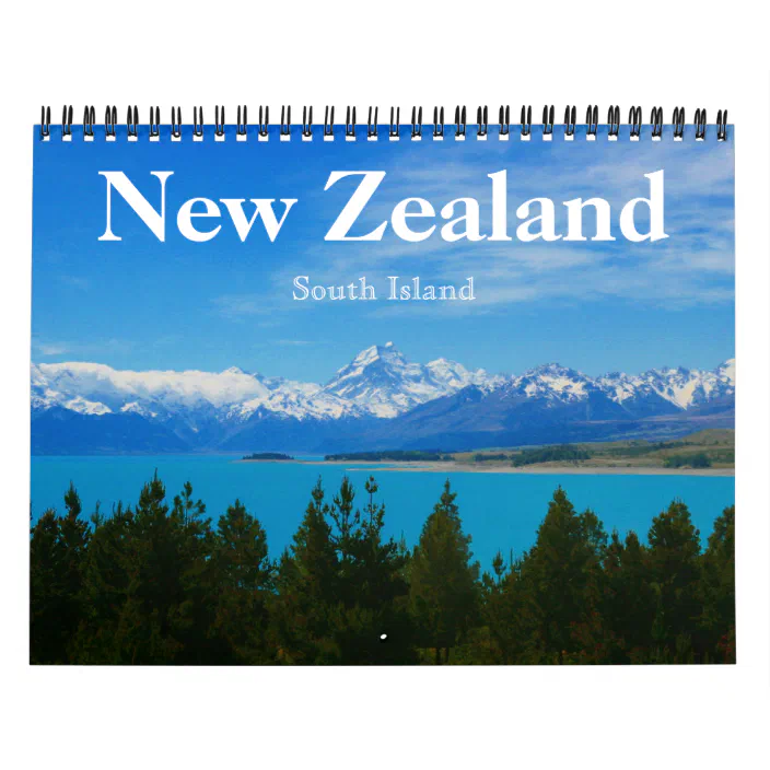 New Zealand South Island 2022 Calendar | Zazzle.com