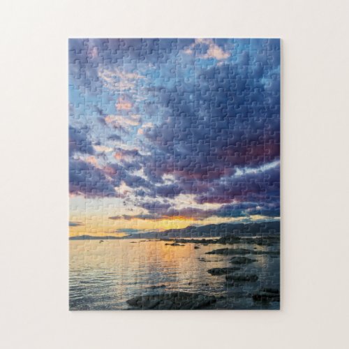 New Zealand South Island Kaikoura South Bay Jigsaw Puzzle