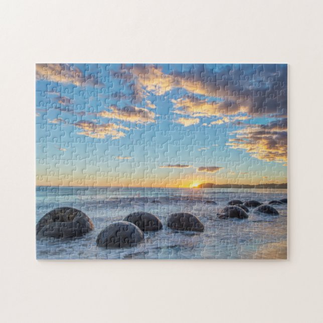 New Zealand, South Island, Moeraki Boulders Jigsaw Puzzle (Horizontal)