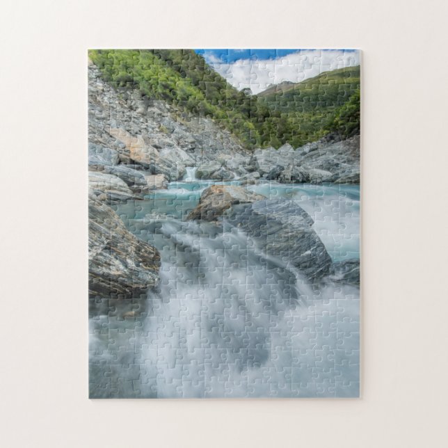 New Zealand, South Island, Mt. Aspiring National Jigsaw Puzzle (Vertical)