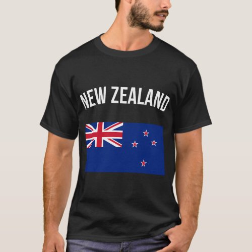 New Zealand Sports New Zealand Flag T_Shirt
