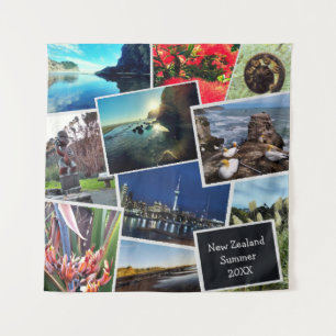 New Zealand Summer Collage Tapestry