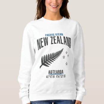 New Zealand Sweatshirt by KDRTRAVEL at Zazzle