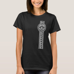New Zealand Symbol Haka Culture Maori Tribal Mask T-Shirt