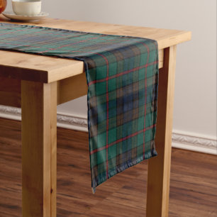 New Zealand Tartan Plaid Pattern Medium Table Runner