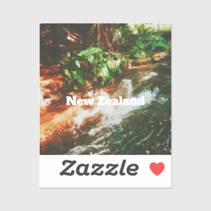 New Zealand Travel Print  Sticker
