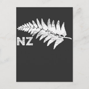 New Zealand Tree Fern Plant Postcard