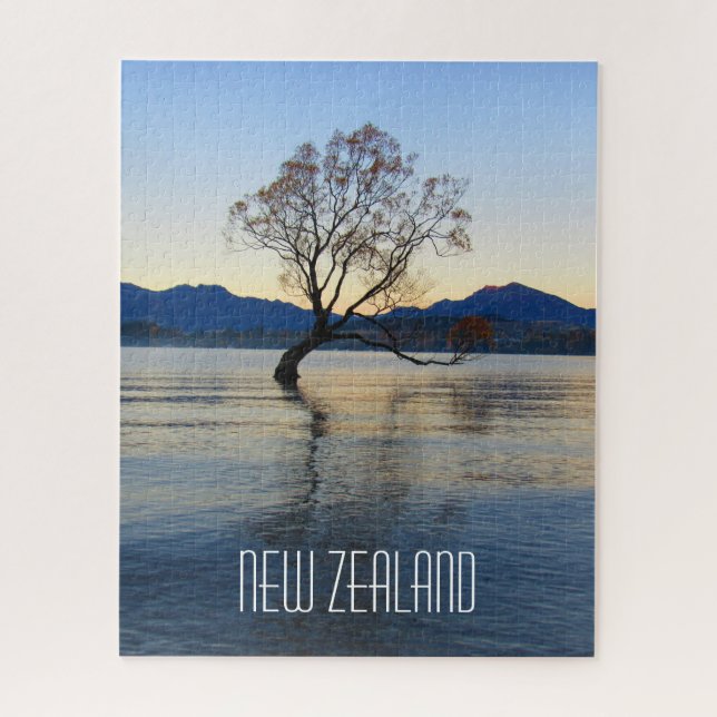 new zealand tree wanaka jigsaw puzzle (Vertical)