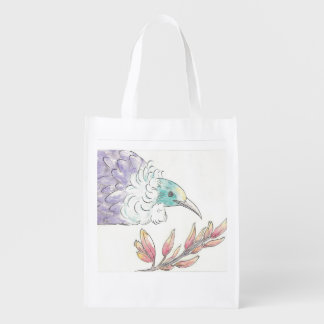 New Zealand Tui and Flax Bag