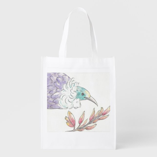  New Zealand Tui and Flax  Bag (Front)
