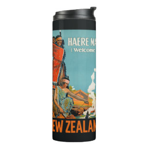 New Zealand vintage travel tumbler