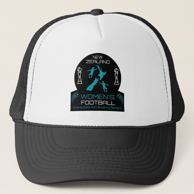 New Zealand Women's Football Trucker Hat (Front)