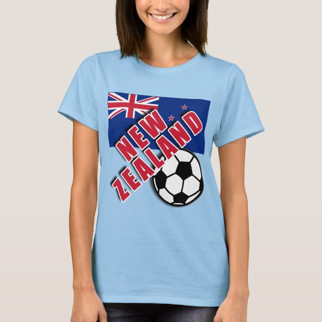 NEW ZEALAND World Soccer Fan Tshirts (Front)