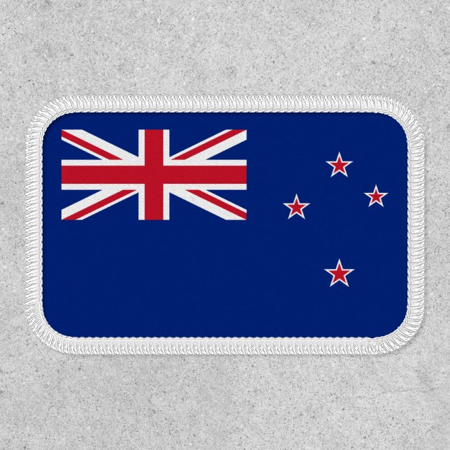 New Zealander Flag, Flag of New Zealand Patch (Front)